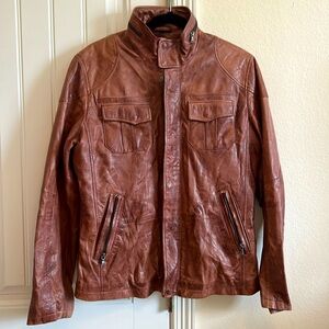 Recency Leathers - La Marque Collection Men’s Jacket with Interior Lining, M